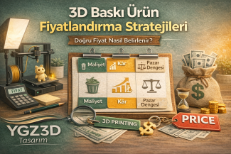 3D Baskı Ürün Fiyatlandırma Stratejileri: Doğru Fiyat Nasıl Belirlenir?