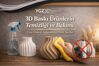 3D Baskı Ürünlerin Temizliği ve Bakımı Nasıl Yapılmalı?